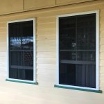 double window installation with Crimesafe screens in Toowoomba